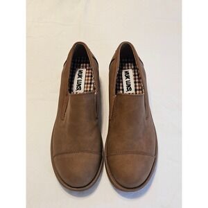 Muk Luks Women Brown Vicky Faux Leather Loafer Shoes Comfort Casual Style 9